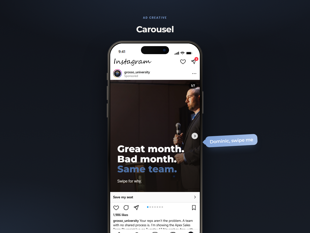 Carousel preview