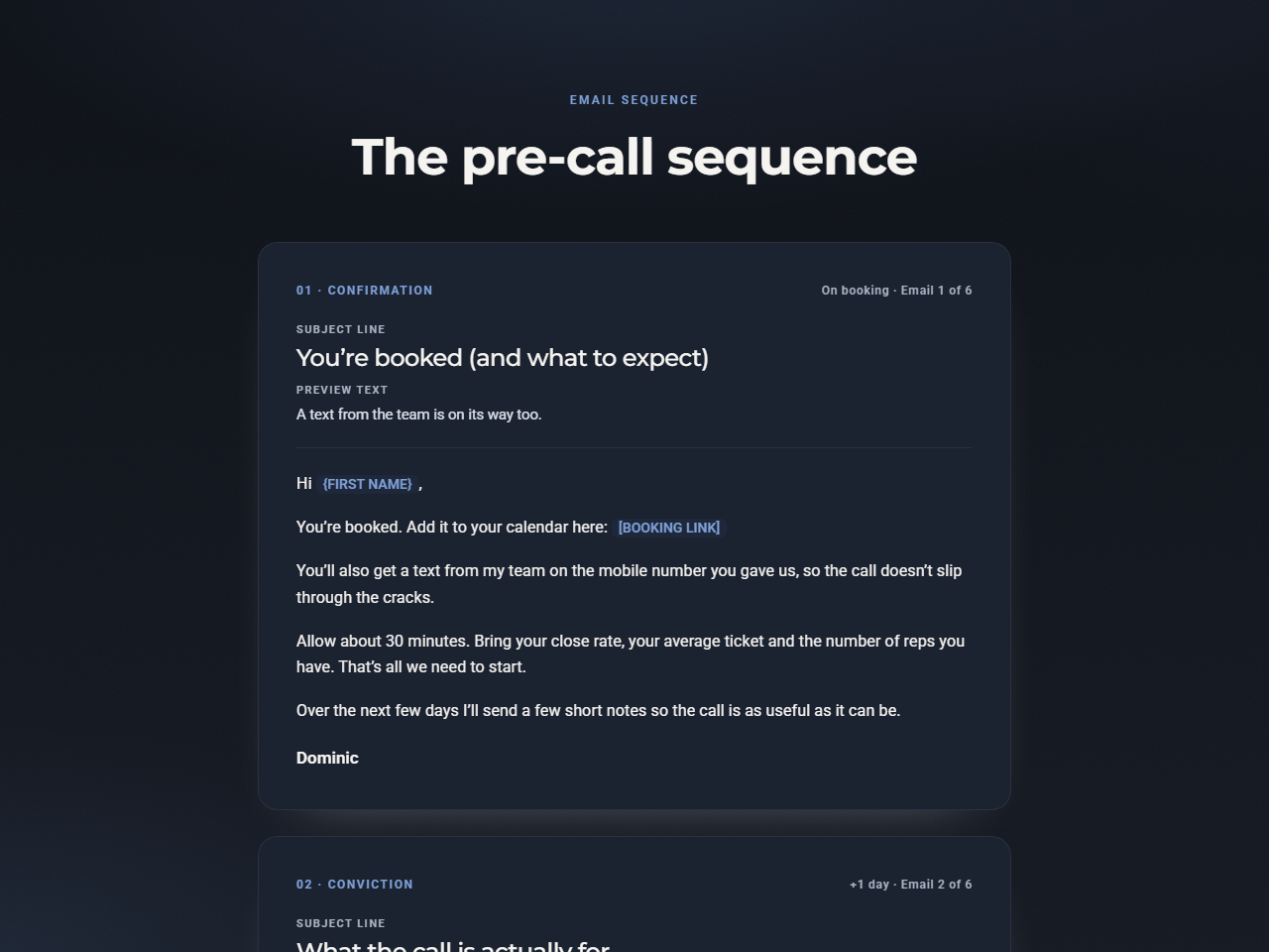 Pre-call preview