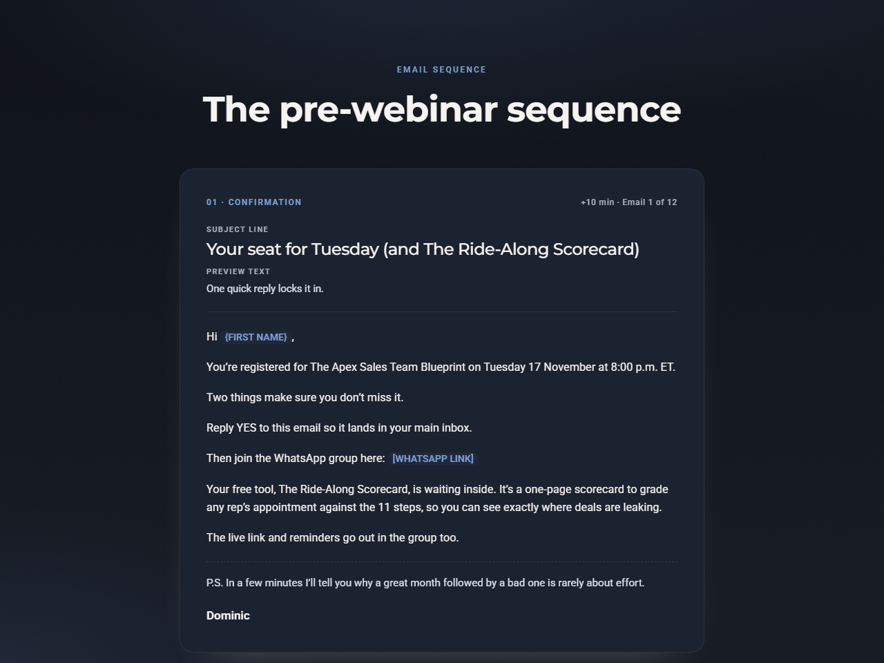 Pre-webinar preview